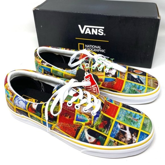 VANS National Geographic Collaboration Women's Era Red Nat Size 6.5 VN0A4U39WJZ - Picture 1 of 11